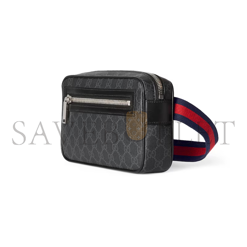 G*u*i gg black small belt bag 792094 (24*14*5.5cm)